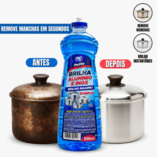 Limpa Alumínio e Inox Provita 500ml – Brilho Intenso Remove Crostas e Manchas Difíceis em Oferta na Shopee