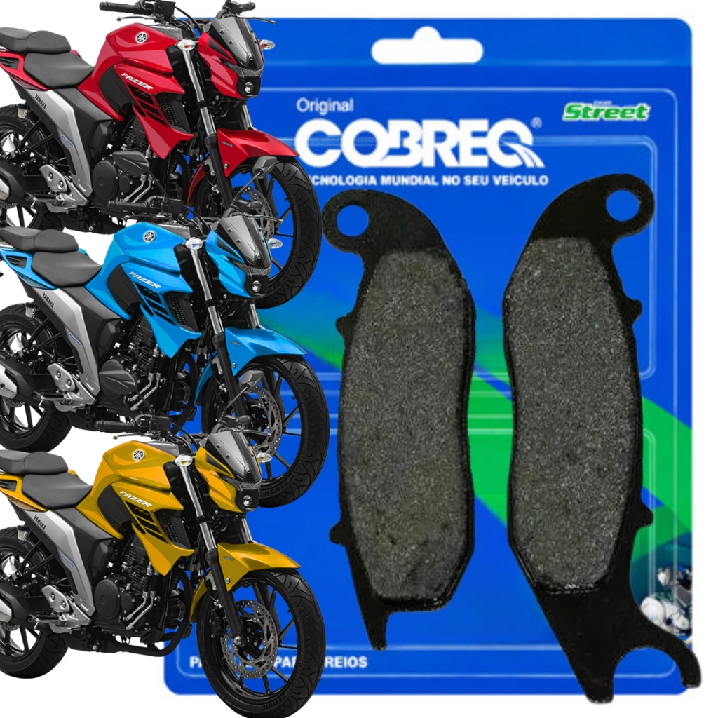 Pastilha de Freio Dianteira Fazer 250 Abs 2018 A 2023 Cobreq