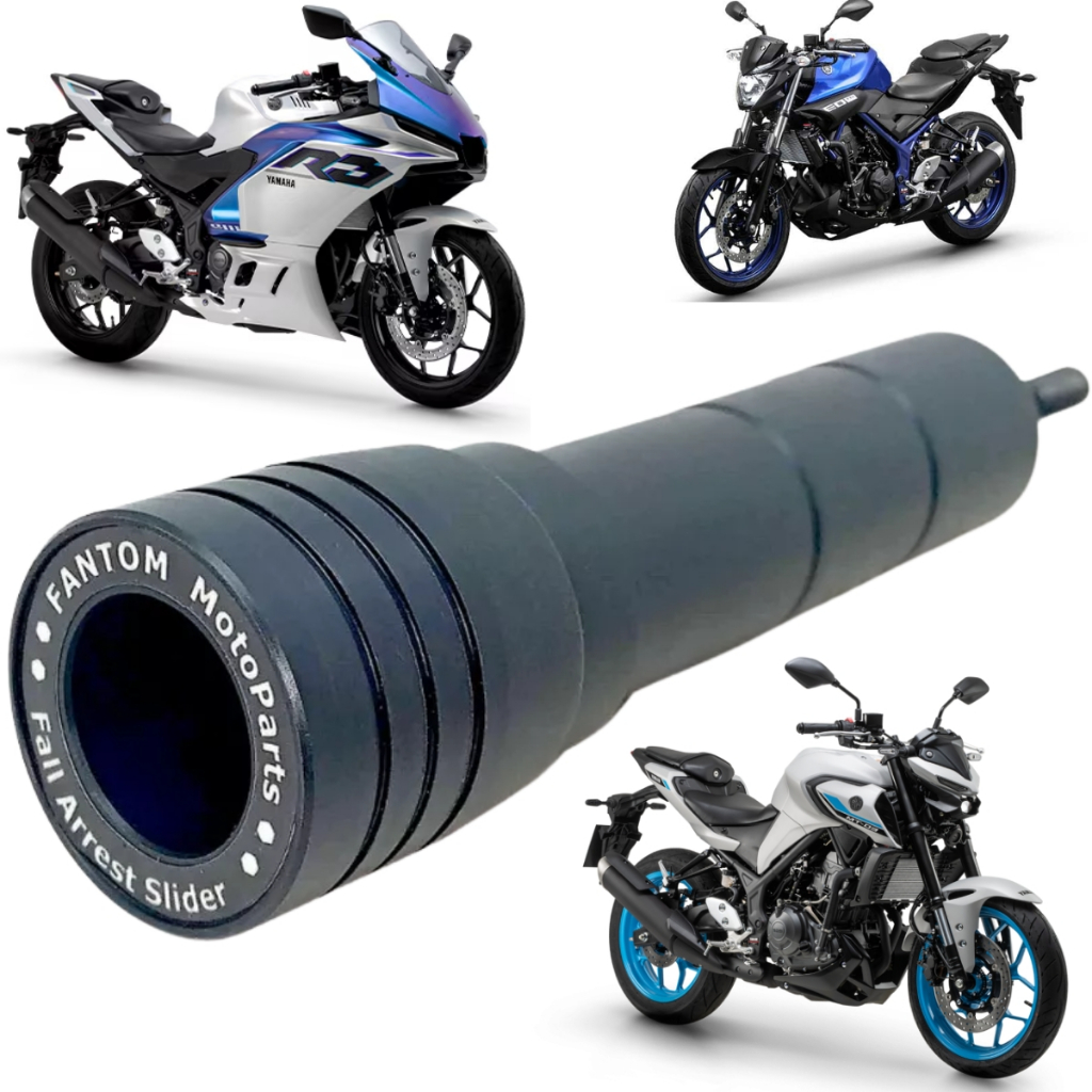 Slider escapamento MT-03 / CONECTED / R-3 Slider de proteção escape YAMAHA MT03 R3