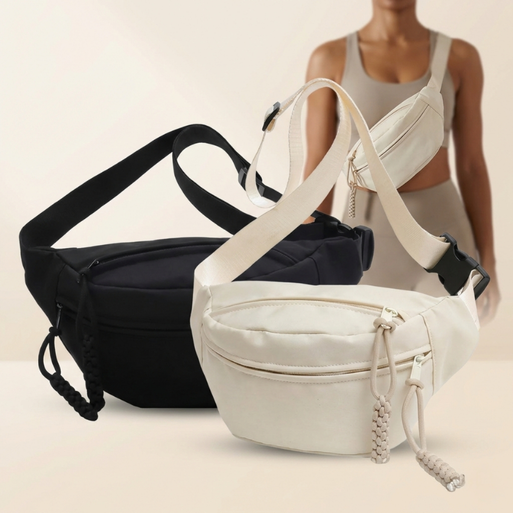 Pochete Bolsa Transversal Impermeável Unissex Tiracolo Compacta para Uso Diário, Shows, Viagens, Carnaval e Passeios em Oferta na Shopee