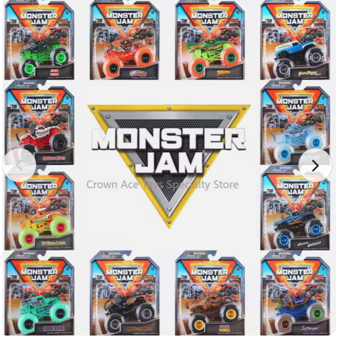 Monster Jam Marvel Original Sunny 1:64 | Caminhão/Camionete Monstro | Miniatura Colecionável