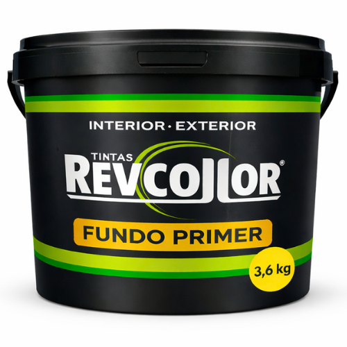 Primer Revcollor 3,6kg Preparador de Superfície Antes da Pintura Pronto Uso Qualidade