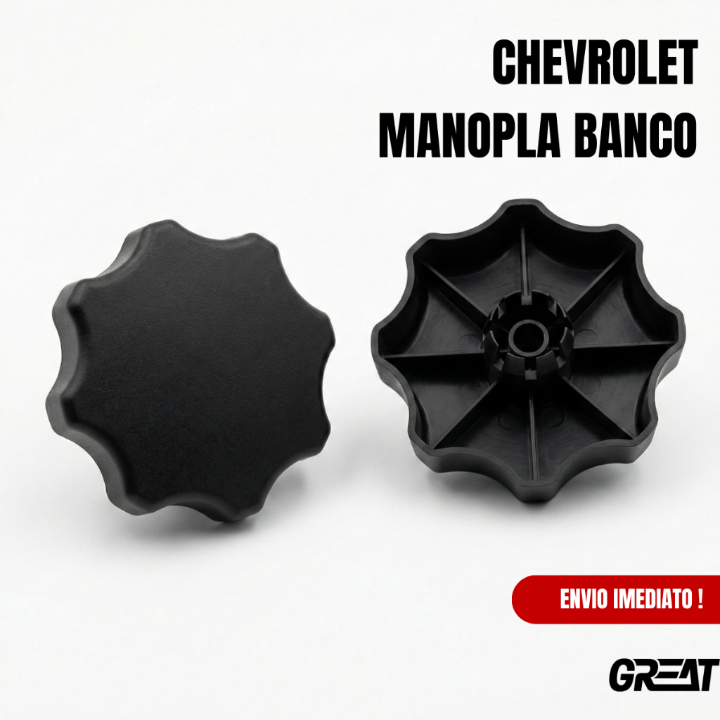 Manopla Banco Astra Corsa Vectra Zafira - Preto