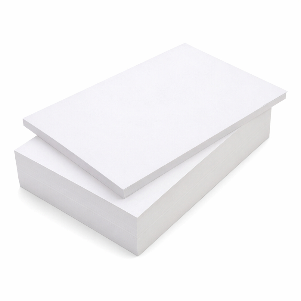 100 Folhas Papel Cartão Duplex 250g A4 Branco 21x29,7cm