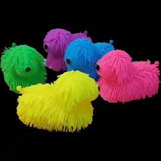 Boneco Cachorrinho Anti-Stress Squish com Luz LED para Alívio do Estresse em Oferta na Shopee