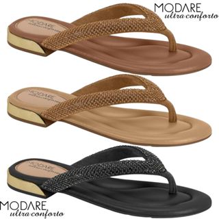 Chinelo Feminino Modare Ultraconforto Tamanco Saltinho Calcanhar Versátil Dia a Dia Original em Oferta na Shopee