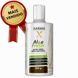 Gel Babosa Aloe Fresh Dermatites, Aloe Vera 100% Natural 98% Puro Prensado a Frio - Pele Perfeita - 200g