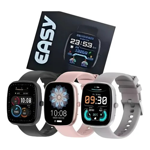 Smartwatch Easy Wearzone | A prova D'Água | 100 modos de esportes | Bateria longa duração