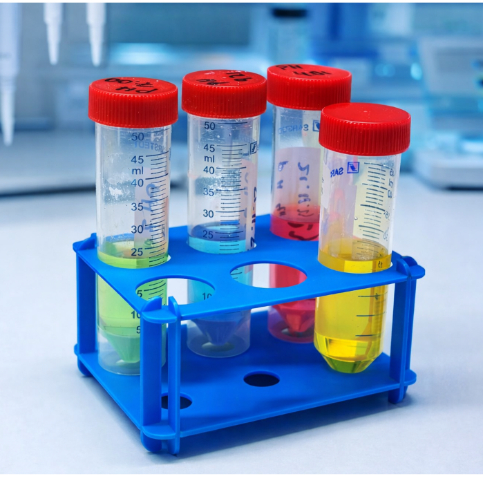 Suporte para Tubos Falcon 50 mL – Porta Tubos Cônicos para Laboratório e Centrífuga em Oferta na Shopee