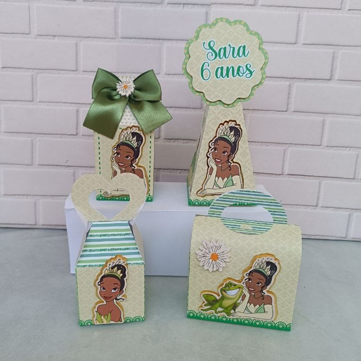 Kit Personalizados Princesa Tiana - A princesa e o Sapo Lembrancinha -