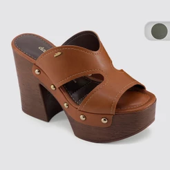 Sandalia Dakota Plataforma Feminina Tamanco DB031