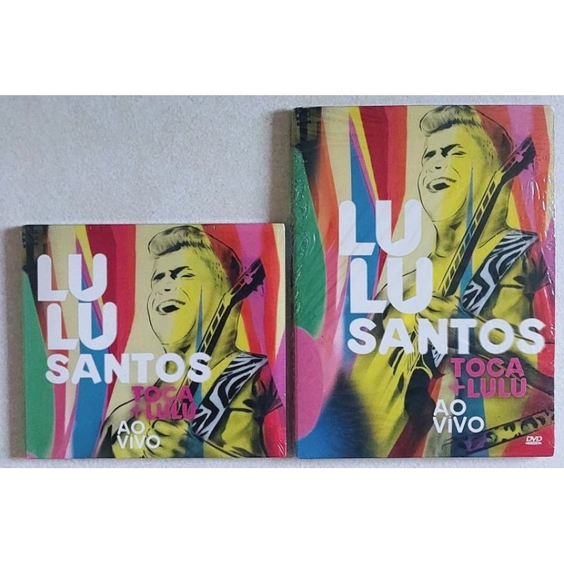 Cd + Dvd Lulu Santos - Toca + Lulu ao Vivo - Lacrado e Original.