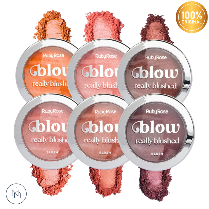 Lançamento Blush e Iluminador Baked Really Blushed Linha Blow Ruby Rose