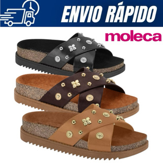 Sandália Moleca Feminina Confortável Casual Moderna Leve Dia a Dia – Ref. 5500.112 em Oferta na Shopee