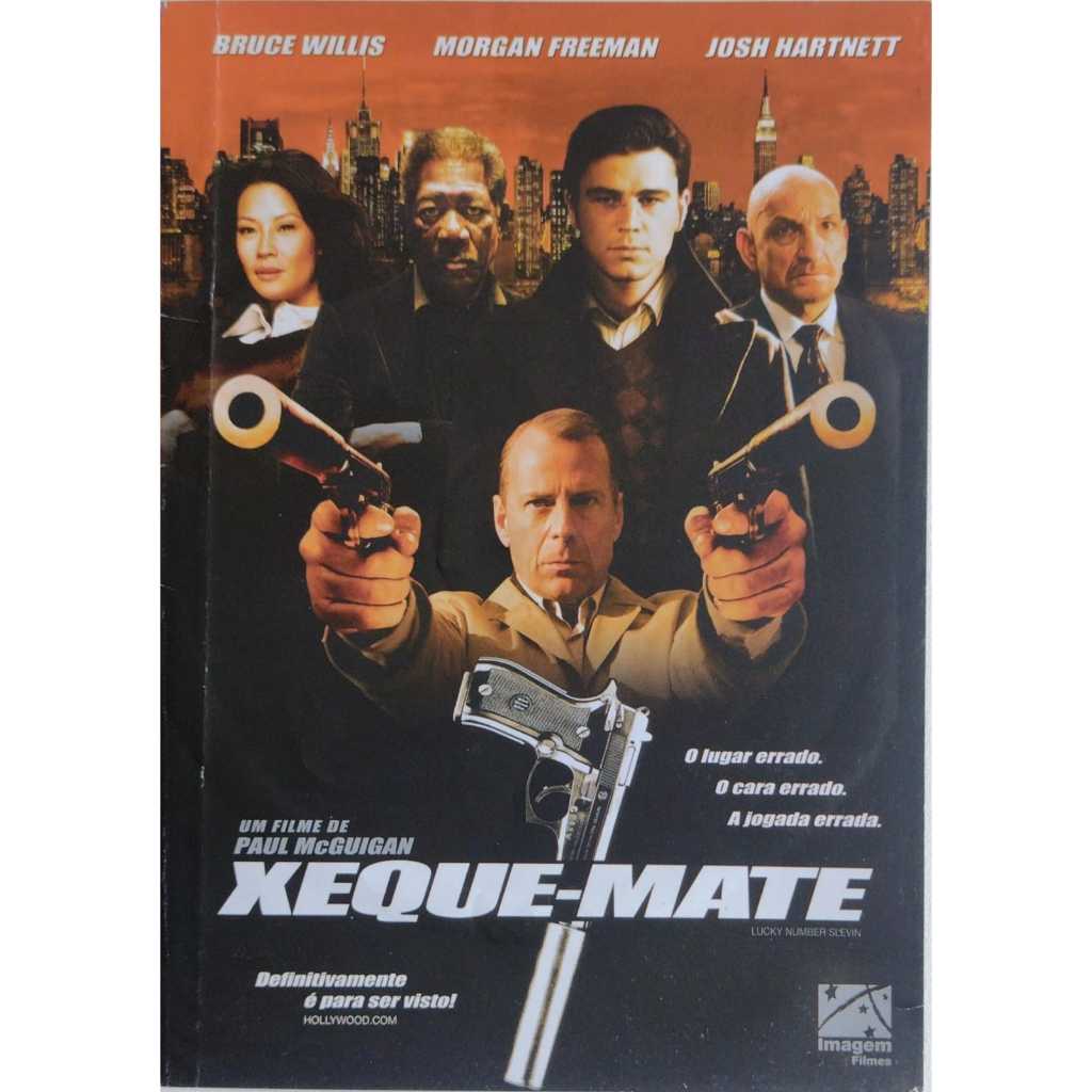 XEQUE-MATE DVD  BRUCE WILLIS  MORGAN FREEMAN  JOSH HARTNETT
