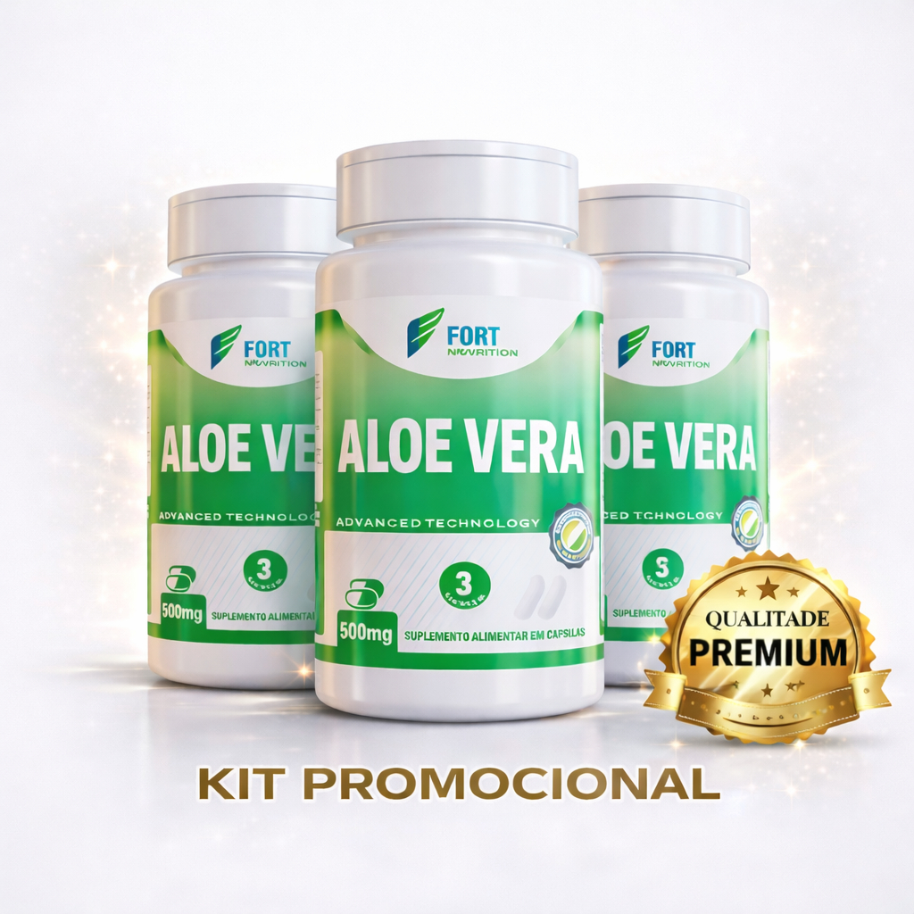 Aloe Vera 500mg – Suplemento Natural com 120 Cápsulas em Oferta na Shopee