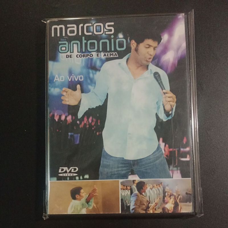 DVD Marcos Antônio de corpo, alma e coração
