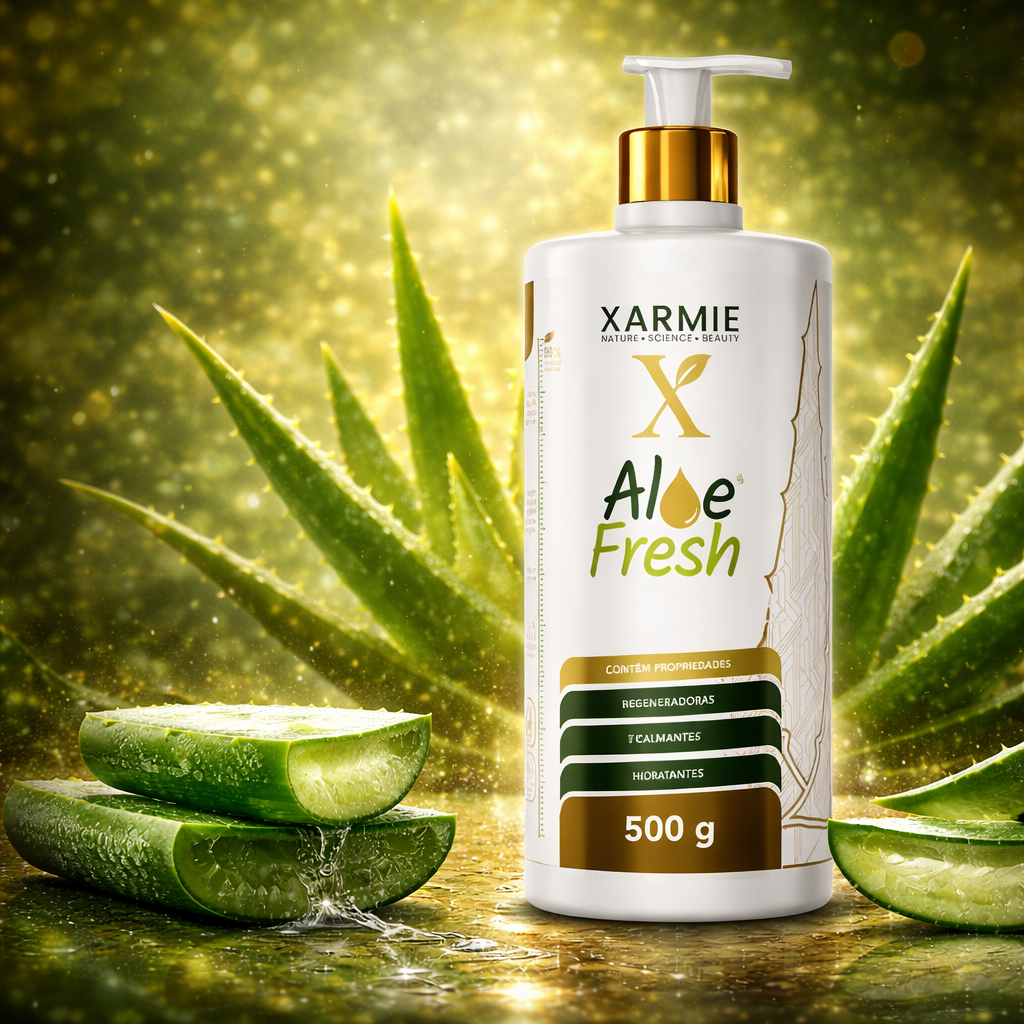 Aloe Fresh Puro Gel de Babosa 100% Natural 98% Puro 500g Aloe Vera Organica