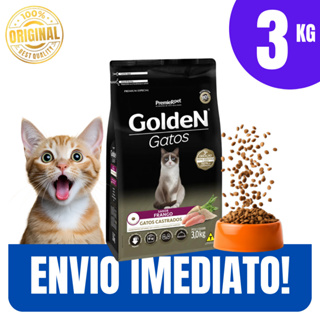 Alimento Completo Gatos Castrados Frango Redução Odor das Fezes 3kg - Envio Imediato em Oferta na Shopee