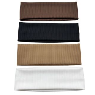 Kit 2 Faixa De Cabelo Feminina Em Tecido Ribana Elástica Confortável Tiara Para Cabelo Penteado em Oferta na Shopee