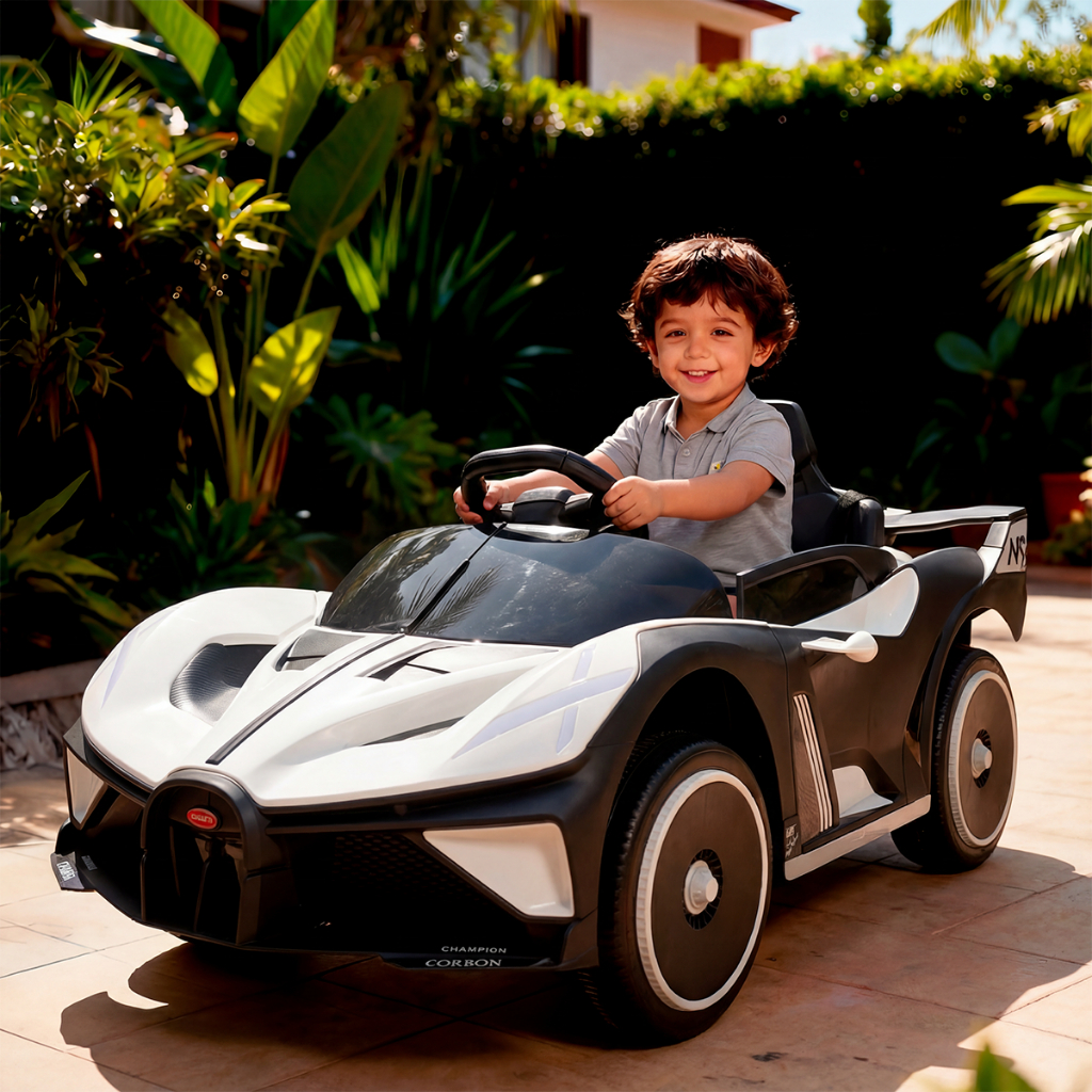 Carrinho Elétrico Infantil Bugatti 12v Com Luzes