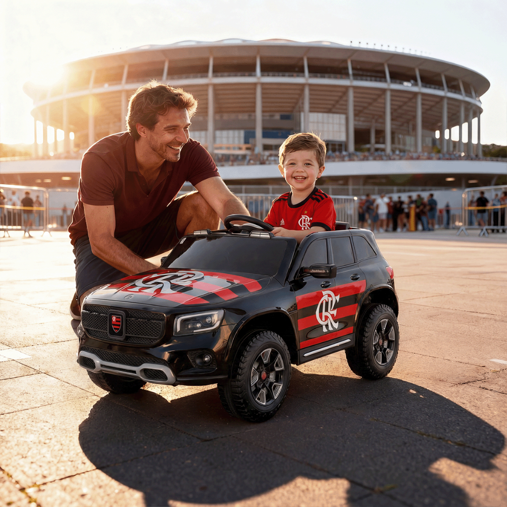Carrinho Elétrico Infantil Flamengo Oficial Ed. Limitada em Oferta na Shopee
