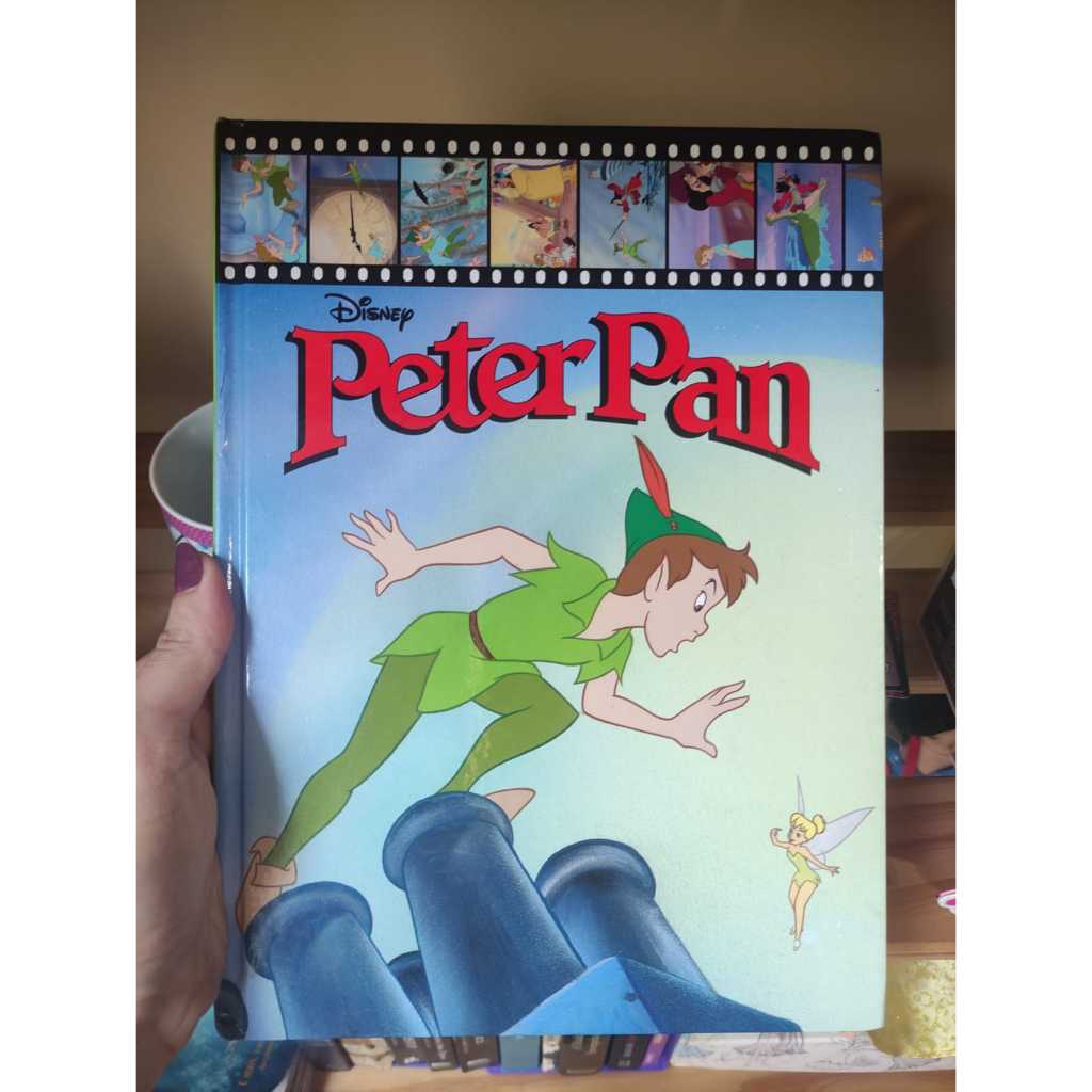 Livro USADO Peter Pan, 1993, EM FRANCÊS, Original da Disney - Anos 90