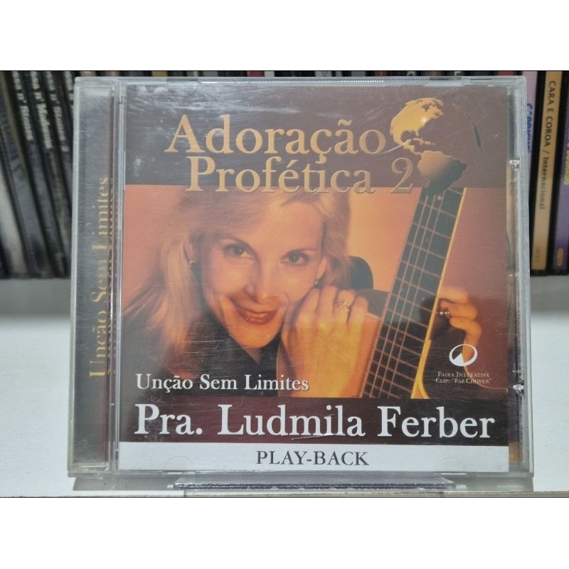 CD PRA. LUDMILA FERBER - ADORAÇÃO PROFÉTICA 2 -  UNÇÃO SEM LIMITES - PLAYBACK  - GOSPEL  - EVANGÉLICO