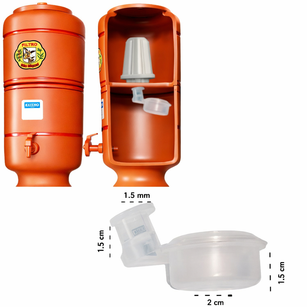 2 Boia Para Filtros De Barro E Filtros A Gravidade Dosadora De Transbordo UNIVERSAL · foto 2