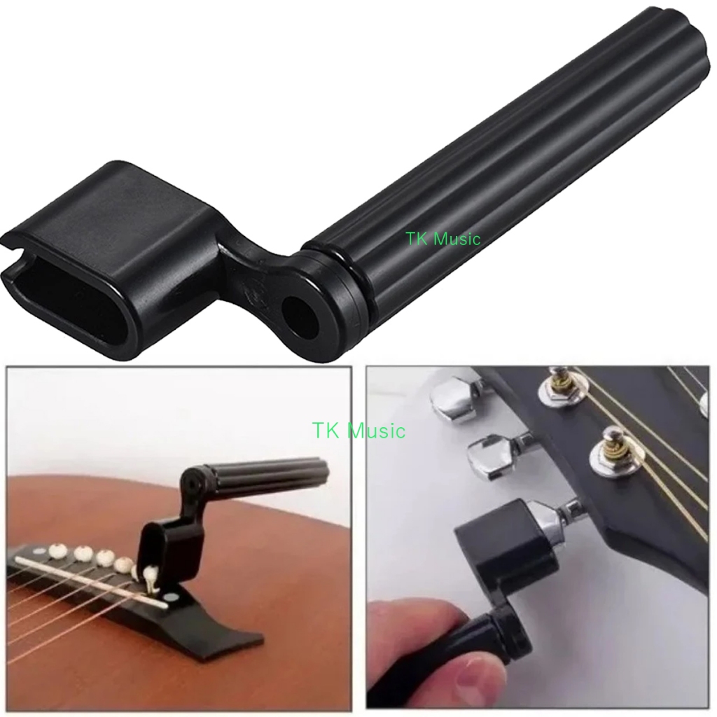 Encordoador Manivela Enrolador RVN Trocar Corda Violão Guitarra Viola