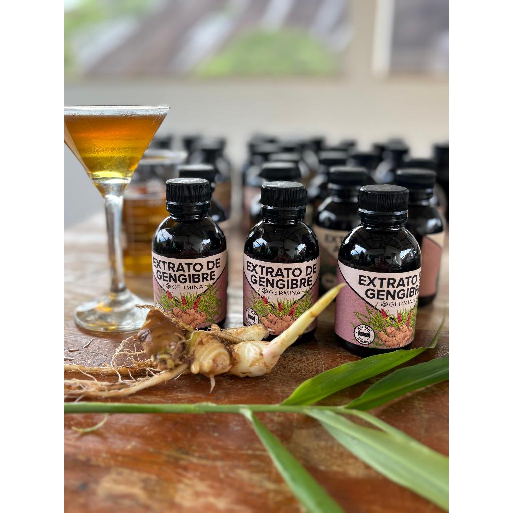 Extrato de Gengibre 100% Natural e Orgânico - 100ml