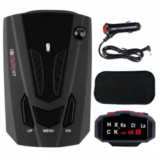 Detector De Radar Max 800m Velocidade De Longo Alcance Com Prompt De Voz Modos De Cidade/Estrada em Oferta na Shopee