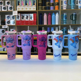 Copo Garrafa 1200ml Stitch Premium com Canudo em Oferta na Shopee