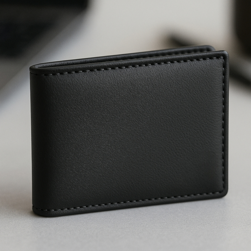 Carteira Masculina Couro Sintético LISA Qualidade PREMIUM Compacta e Minimalista em Oferta na Shopee