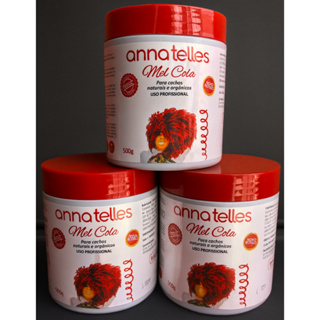 Kit 3 mel cola para cachos orgânicos e naturais 500g cada em Oferta na Shopee