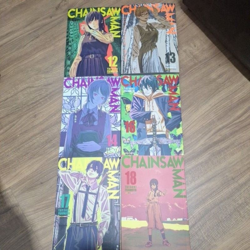 Mangá - CHAINSAW MAN Volumes 12 ao 21 - LEIA A DESCRIÇÃO