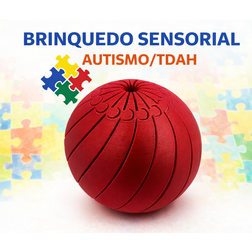 Bola Sensorial Esticável – Brinquedo Fidget para TDAH e Autismo | FlowBall em Oferta na Shopee