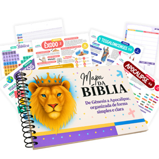 Panorama Bíblico Completo Caderno Didático Bíblia Apostila Estudo Mapas Mentais Gênesis a Apocalipse em Oferta na Shopee