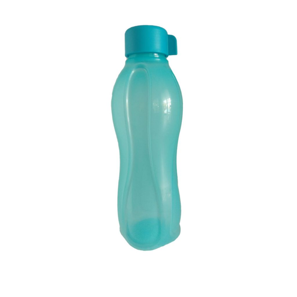 Garrafa Eco Tupper 1 Litro Tampa Rosca Azul Translúcida Tupperware®