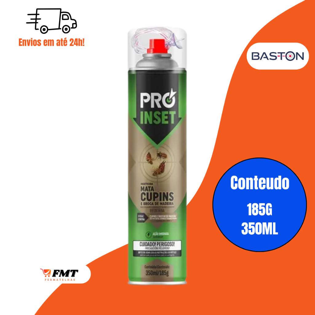 Mata Cupim  Domline  Pró Inset  Rápido Mata Tudo  Sem Cheiro Forte  400ml em Oferta na Shopee