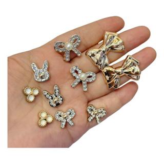 Kit Botons Pins Pingentes para Babuche Strass Lindos em Oferta na Shopee