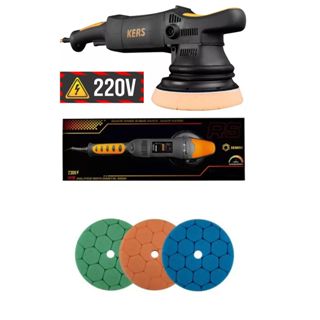 Politriz Roto Orbital RS 900W 60Hz 15MM 5" 220V Kers + 3 Boinas de Espuma Hyper 5" em Oferta na Shopee