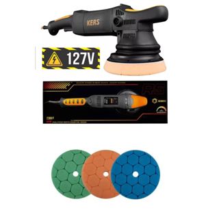 Politriz Roto Orbital RS 900W 60Hz 15MM 5" 127V + Kers 3 Boinas de Espuma Hyper 5" em Oferta na Shopee