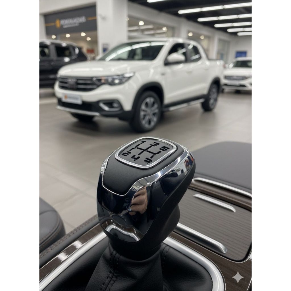 Manopla Bola de Câmbio Fiat Strada Mobi Palio Uno Cromada em Oferta na Shopee