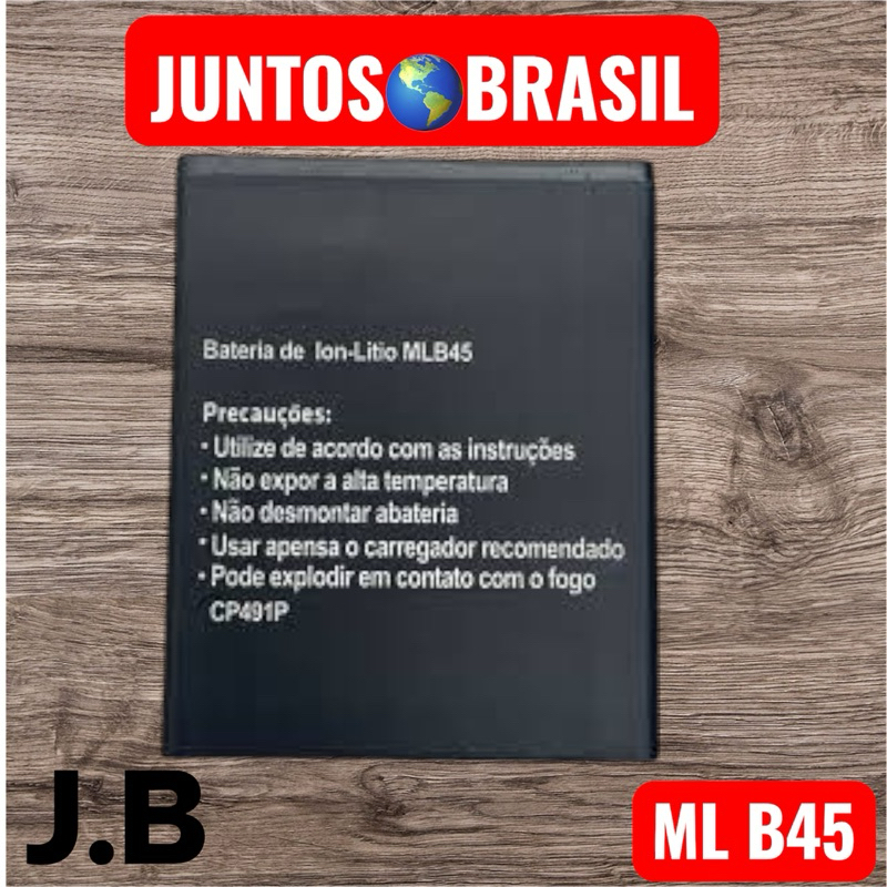 BAT COMPATÍVEL MS40/ MS45S/ MLB45 ORG NOVA COM GARANTIA DE 90 DIAS