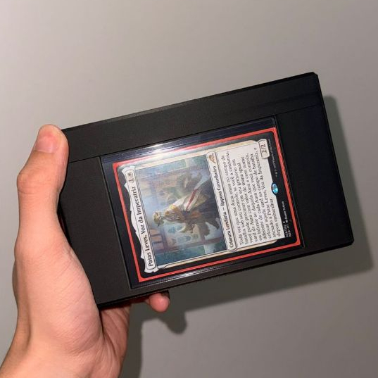 Deckbox Slim Dupla TCG 100+ | 2 Decks de 60 Cartas | Magic Pokémon One Piece Yugioh Digimon