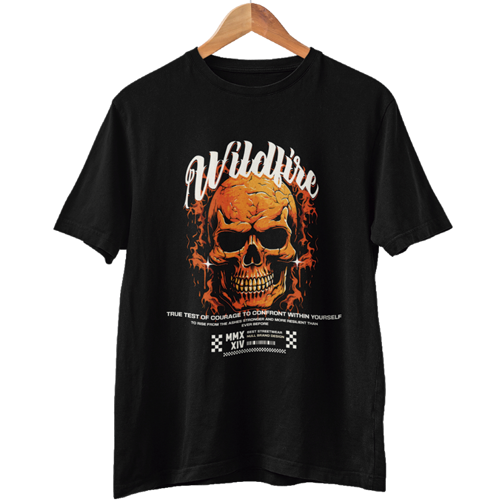 Camiseta Wildfire True test of Courage Tshirt 100% algodão