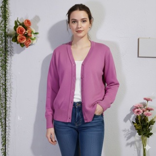 CASACO Cardigan Feminino Casaquinho Suéter  trico De Frio Botões Feminina Inverno  cardigan  LISA em Oferta na Shopee
