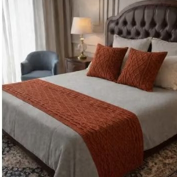 PESEIRA CAMA KING EM TRICOT MANTA TRANÇADO LUXO SOFÁ OU CAMA