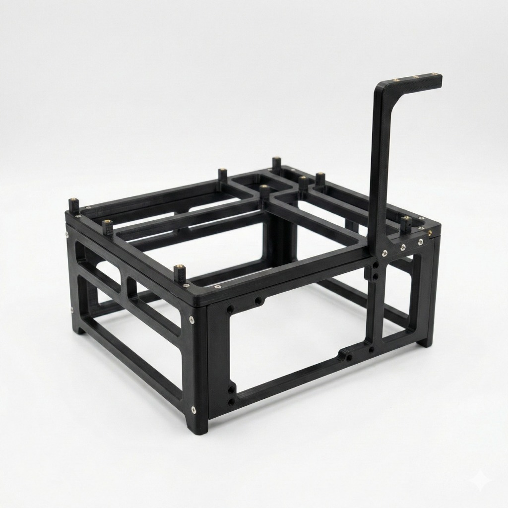 Gabinete aberto Open Frame 3D – Suporte de Bancada para PC – Com Suporte de Placa de Vídeo- pc gamer